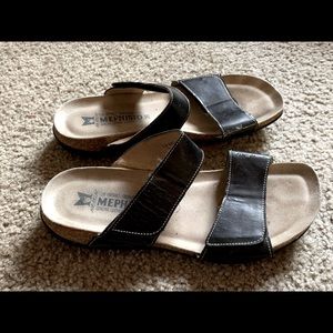 Mephisto Black Sandals EU39 US 8-8.5
